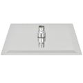 vidaXL Sprchová hlavica 2 ks nehrdzavejúca oceľ 25x25 cm