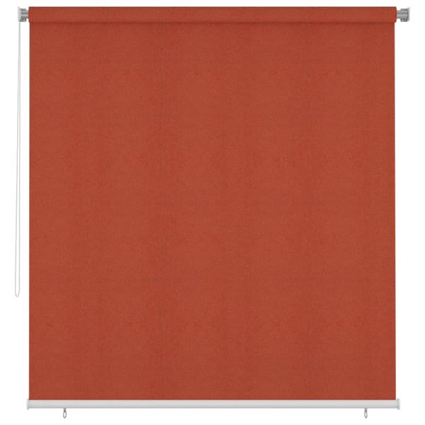vidaXL Vonkajšia zatemňovacia roleta 220x230 cm terakotová HDPE