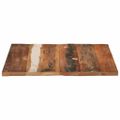 vidaXL Štvorcová stolová doska 70x70 cm, 25-27 mm, recyklovaný masív