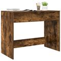 vidaXL Stôl so zásuvkou Údený Dub 100 x 50 x 78 cm Konštruované drevo