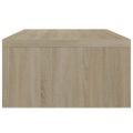 vidaXL Stojan na monitor biely a farby dubu sonoma 42x24x13 cm drevotrieska