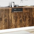 vidaXL Panel umývačky riadu Porto tmavý dub 45x1,5x57 cm kompozitné drevo