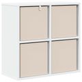 vidaXL Servírovacia skriňa Biela 59,5 x 27 x 57 cm