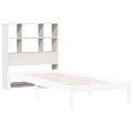 vidaXL Čelo postele s úložným priestorom biele 75 cm borovica