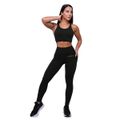 Bežecká športová podprsenka Pulse Black - GymBeam, veľkosť S