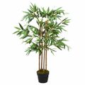 vidaXL Umelá rastlina v kvetináči, bambus Twiggy 90 cm