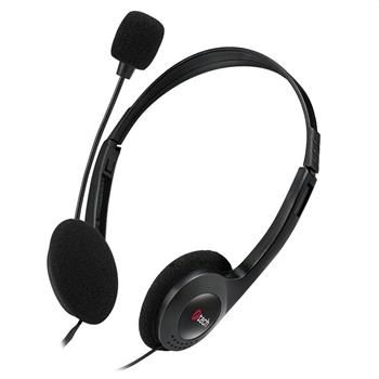 Sluchátka C-TECH MHS-03E, čierna