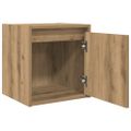vidaXL Nástenné nočné stolíky 2 ks dub artisan 38x34x40 cm