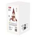 LED vianočný snehuliak svietiaci, 25 cm, 3x AAA, vnútorná, teplá biela