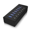 RAIDSONIC ICY BOX - USB 3.0 HUB  12V 3A 7portov