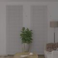 vidaXL Rímske žalúzie Biela 220 x 75 cm Hliník