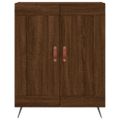 vidaXL Vysoká skrinka hnedý dub 69,5x34x180 cm spracované drevo