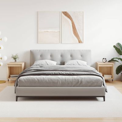 vidaXL Nočné stolíky 2 ks dub sonoma 40x35x50 cm kompozitné drevo