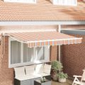 vidaXL Rám markízy Modrá a Oranžová 350 x 200 cm