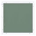 vidaXL Prístupový panel s hliníkovým rámom a sadrokartónom 300x300 mm