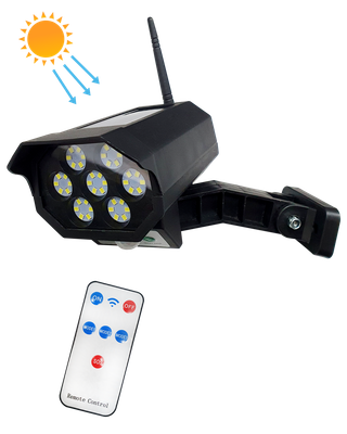 TR-593 Solárne LED svetlo - imitácia CCTV kamery - senzor pohybu TRIXLINE