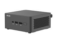 ASUS NUC 15 Pro Tall Kit RNUC15CRHI300000 - Barebone - mini PC 1 x Core 3 100U / až 4.7 GHz - vPro - RAM 0 GB - Intel Graphics - Gigabit Ethernet, 2.5 Gigabit Ethernet, IEEE 802.11ax (Wi-Fi 6), Bluetooth 5.4, IEEE 802.11be (Wi-Fi 7) - cerná