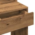 vidaXL toaletný stolík s LED Artisan Dub 74,5x40x141 cm