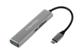 Adaptér KRUGER & MATZ KM0390 (HUB) USB C na port HDMI / USB3.0 / SD / MicroSD