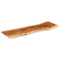 vidaXL Stolová doska 140x40x3,8 cm obdĺžnik masívna akácia živá hrana