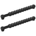 vidaXL Počítadlá na futbalový stôl 2 ks Čierny 30 x 2,2 x 2,9 cm HIPS