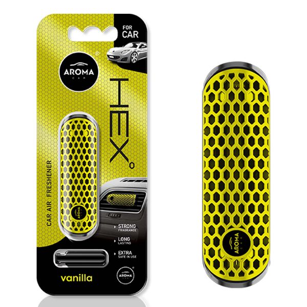 Osviežovače vzduchu AROMA FANCY SHAPES POLYMER HEX Vanilla