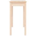 vidaXL Konzolový stolík 80x40x75 cm masívne borovicové drevo