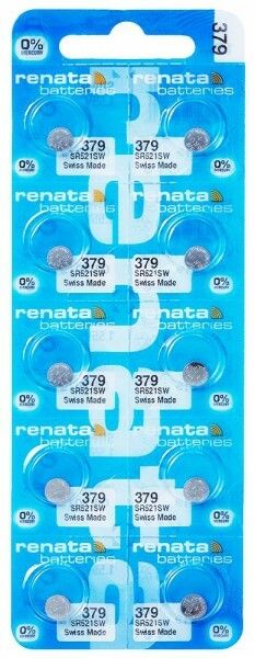 Renata 379 gombíková batéria 1,55V 16mAh 5,8x2,2mm 10ks 4076