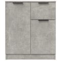 vidaXL Komody 2 ks betónové sivé 60x30x70 cm spracované drevo
