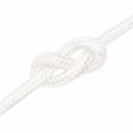 vidaXL Lodné lano biele 12 mm 25 m polypropylén