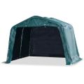 vidaXL Odnímateľný prístrešok pre dobytok PVC 550 g/m², 3,3x3,2 m, zelený
