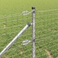 vidaXL Záhradný európsky plot s hrotmi 25 x 0,6 m Pozinkovaná oceľ