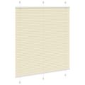 vidaXL plisovaná roleta krémová 120x150 cm Šírka látky 119,4 cm