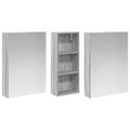vidaXL Set kabinetov do kúpeľne 3 ks 130 x 14,5 x 70 cm