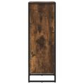 vidaXL Knižnica 40 x 30 x 86,5 cm Kompozitné drevo Dymová dub