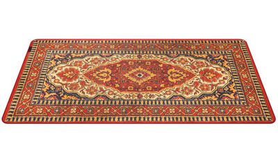 Krux podložka na stůl Space Carpet MAX / 60x120cm / voděodolná / design koberce Podložka pod myš, 600 × 1200 mm, mikrofiber, control povrch, protiskluzová, odolná proti tekutinám, perský design, cerná