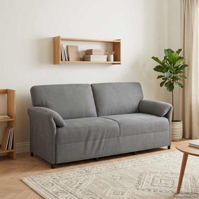 vidaXL 3-miestna pohovka Tmavosivá 198 x 83 x 95 cm Zamat