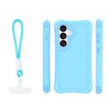Obal Safepop s popruhom pre Samsung Galaxy S24 / S25 modrý