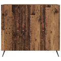 vidaXL Servírovacia skriňa Staré drevo 89,5 x 34 x 80 cm