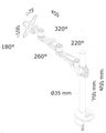 Neomounts FPMA-D935G /Držák displeje/na stůl/10-30"/průchodka/3čepy/VESA 100X100/nosn.10kg/1 displej/stříbrný Držák, VESA, stolní, pro plochý monitor, úhloprícka 10"-30", náklon 180°, otácení 360°, rotace 360°, nosnost 10kg, stríbrný