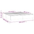 vidaXL Posteľný rám s boxspringom čierny 160x200 cm zamat