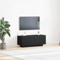 vidaXL TV skrinka 100 x 35 x 40 cm Čierny dub Kompozitné drevo