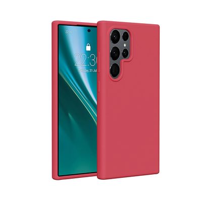 Etteri Silikónové puzdro pre Samsung Galaxy S25 Ultra malinová