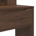 vidaXL Toaletné stolíky do spálne Hnedý dub 80 x 39,6 x 135 cm