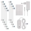 GoSmart LED svietidlo Hexagon, štartovací sada, 10 dielov, 19 W, RGBIC stmievateľné, WiFi
