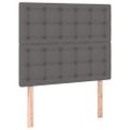 vidaXL Boxspring posteľ s matracom sivá 100x200 cm umelá koža