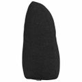 vidaXL Poduška na chrbát Čierna 60 x 24 x 50 cm látka