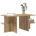 vidaXL Konferenčný stolík Dub artisan 87 x 50 x 45 cm