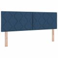 vidaXL Posteľ s pružinovým rámom Modrá 200 x 160 cm látka