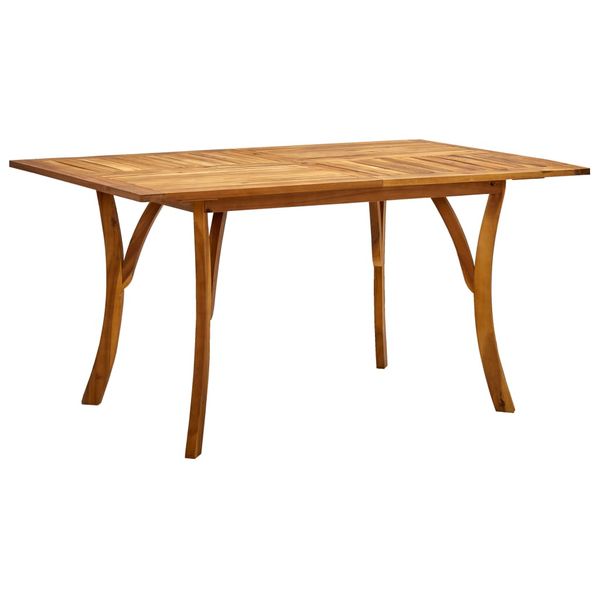 vidaXL Záhradný stôl 150x90x75 cm akáciový masív